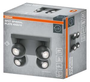 Osram - Spot SPHERAL 4xGU10/6W/230V negru