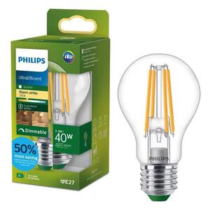Bec LED reglabil ULTRAEFFICIENT VINTAGE Philips A60 E27/2,3W/230V 2700K