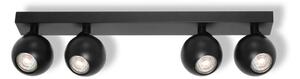 Osram - Spot SPHERAL 4 x GU10 / 6 W / 230 V, negru
