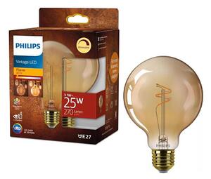 Bec LED reglabil Vintage Philips G95 E27/3,1W/230V 1800K