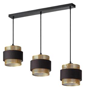 Osram - Candelabru suspendat pe cablu DECOR HORNET 3xE27/10W/230V negru/auriu