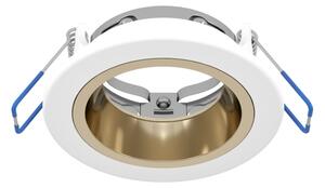 Eglo 902297 - Corp de iluminat încastrat LED pentru baie YEBRA, dimmabil, 4,8W/230V, IP44, alb/auriu