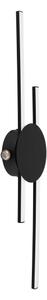 Eglo 902123 - Aplică LED de perete VENTICELLO, LED 20W/230V + LED 0,91W, neagră