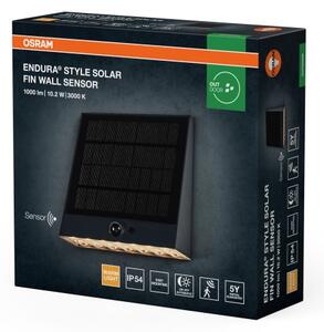 OSRAM - Aplica LED solară ENDURA STYLE, 10,2 W / 4,2 V, 2000 mAh, IP54, antracit