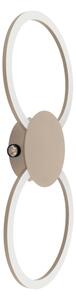Eglo 902127 - Aplică de perete LED VENTICELLO LED/20W/230V + LED/0,91W bej