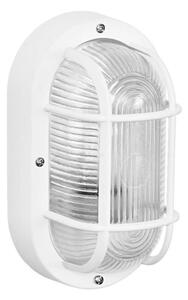 Osram - Aplica de exterior BULKHEAD 1xE27/10W/230V IP54 albă
