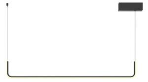 MAXLIGHT PO644 - Pendul LED URUS pe cablu, 17W, 230V, negru
