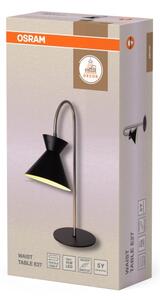 Osram - Lampă de masă DECOR WAIST 1xE27/40W/230V neagră