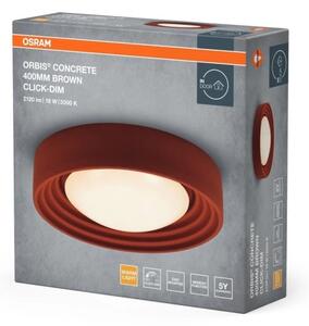 Osram - Plafonieră LED dimabilă ORBIS CONCRETE LED/18W/230V pr.40cm maro/beton