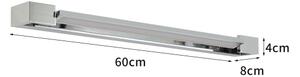 Brilagi-LED Oglindă iluminată pentru baie AQUA LINE LED/18W/230V 60 cm IP44 crom lucios