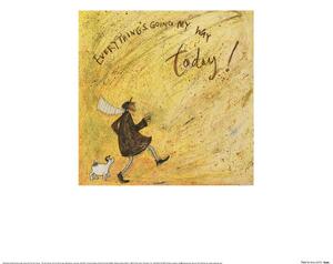 Sam Toft - Everything'S Going My Way Today! Reproducere, (30 x 30 cm)