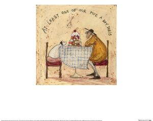 Sam Toft - At Least One Of Our Five A Day Doris Reproducere, (30 x 30 cm)