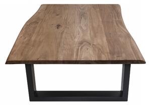 Masuta de cafea dreptunghiulara din lemn de salcam Tables & Co 120x80x45 cm