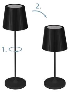 Eglo 75794 - Lampă de masă LED de exterior CABOZO, dimmabilă, LED/3,8W/5V, 2000 mAh, IP44, negru