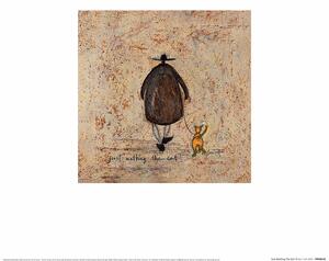 Sam Toft - Just Walking The Cat Reproducere, (30 x 30 cm)