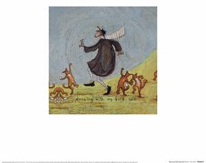 Sam Toft - Dancing With My Bird Reproducere, (30 x 30 cm)