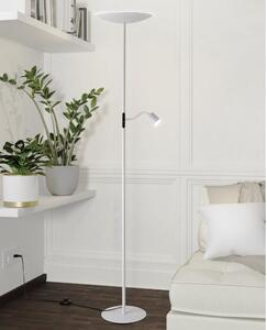 Eglo 901978 - Lampă de podea LED dimabilă CONIVARINO LED/26,5W/230V +LED/4W albă