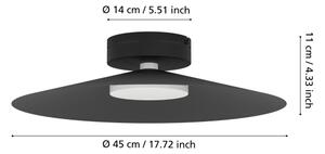 Eglo 902182 - Corp de tavan LED RGBW dimabil CONOMAVILLA-Z LED/15,5W/230V negru