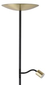 Eglo 901979 - Lampă de podea LED dimabilă CONIVARINO LED/26,5W/230V +LED/4W, auriu