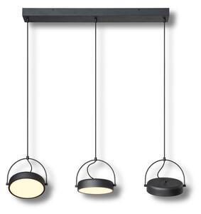Osram - Lustră LED suspendată pe cablu DECOR PUCK, 3 x LED, 12 W, 230 V, CRI 90, negru