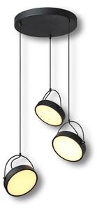 Osram - Lampă suspendată pe cablu LED DECOR PUCK 3xLED/12W/230V CRI 90 negru