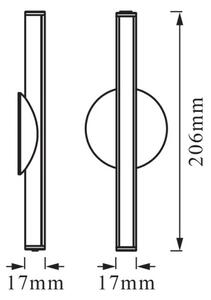 Osram -LED lumină de veghe reîncărcabilă cu reglare a intensității LEDSTIXX LED/2W/5V albă