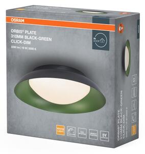 Osram - Plafonieră LED reglabilă ORBIS PLATE LED/19W/230V, diam. 31 cm, verde/negru