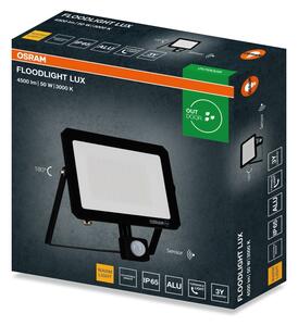 Osram - Proiector LED cu senzor FLOODLIGHT, 50W, 230V, 3000K, IP65, negru
