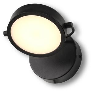 Osram - Aplica de perete LED DECOR PUCK, 11 W, 230 V, negru