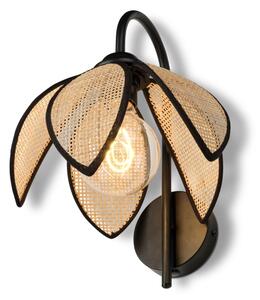 Osram - Lampă de perete DECOR RATTAN 1xE27/15W/230V bej/negru