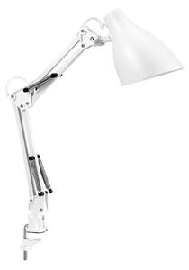 Lampă de birou cu clemă Osram DESK LINE 1xE27/11W/230V, albă