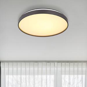 Globo Plafonieră Eclypse LED, antracit, Ø 48 cm, acrilic/metal, Negru, Camera de zi / sufragerie, Metal, Modern