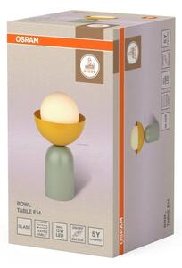 Osram - Lampă de masă DECOR BOWL 1xE14/25W/230V verde/galben