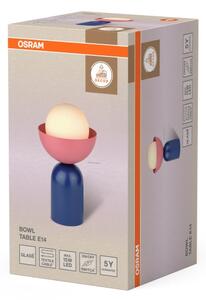 Osram - Lampă de masă DECOR BOWL 1xE14/25W/230V albastru/roz