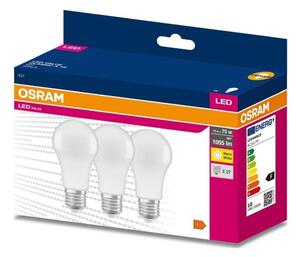 Set de 3 becuri LED A60 E27/10W/230V 3000K - Osram