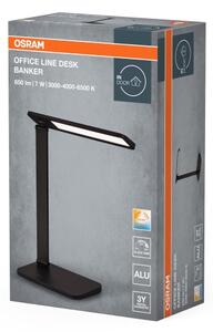 Osram - Lampă LED de birou reglabilă OFFICE LINE LED/7W/230V neagră