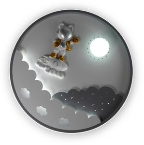 Brilagi - Plafonieră LED reglabilă pentru copii ASTRO LED/68W/230V 3000-6000K +telecomandă