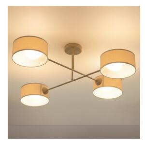 Brilagi - Lustră aplicată VIRGO 4xE14/40W/230V crem/auriu