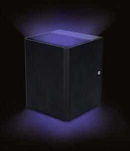 Nedis ZBLOW10RGBW - Lampă LED RGBW pentru exterior, reglabilă, LED/12W/230V, IP65, Wi-Fi Tuya, negru