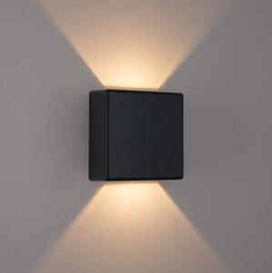 Brilagi - Aplică LED de exterior DOUBLERAY, 6W, 230V, negru, IP54