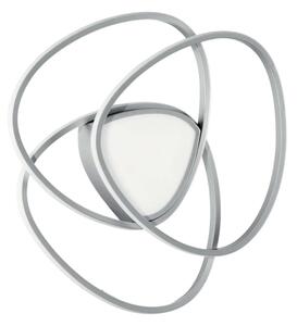 Ondaluce - Plafonieră LED dimabilă ROSE LED/60W/230V 50x54 cm argintie