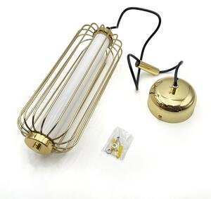 Lustră suspendată LED BONNIE, 15W, 230V, 3000K, aurie