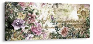 Tablou - Flori de design (120x50 cm)