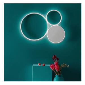 Ondaluce - Lampă de perete LED dimabilă POIS, 42 W, 230 V, argintiu
