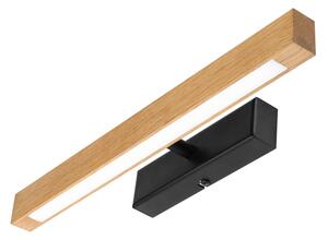 Lampă LED pentru tablouri VERDE LED/5,5W/230V 3000K 46 cm stejar/negru
