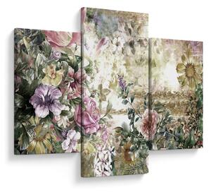 Tablou - Flori de design (90x60 cm)