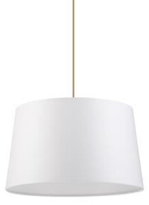 Lustră pe cablu AIDA 1xE27/60W/230V, diam. 35 cm, stejar/maro/alb