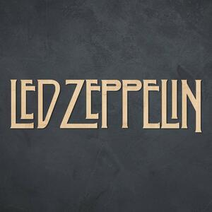 DUBLEZ | Tablou din lemn - Logo Led Zeppelin