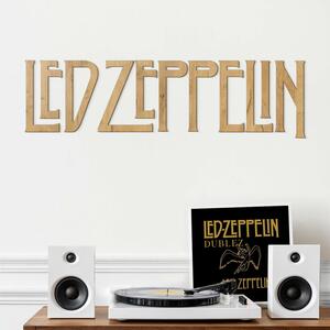 DUBLEZ | Tablou din lemn - Logo Led Zeppelin