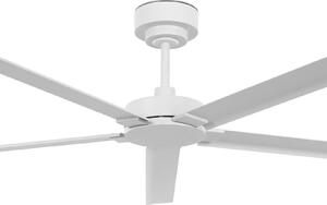 Beacon Lighting Ventilator de tavan Monza alb DC silențios Ø 152 cm IP55, Alb, Camera de zi / sufragerie, Aluminiu, Modern